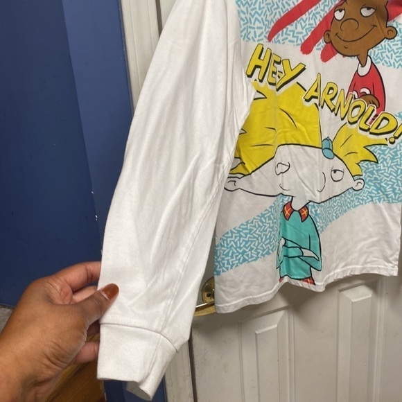 Nickelodeon Hey Arnold Denim Unisex  t-shirt Size L - Picture 3 of 8